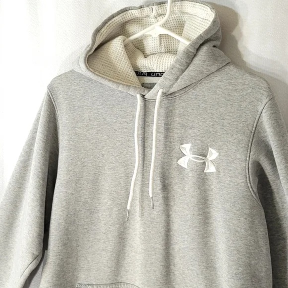 UA Storm Loose Gray Pullover Hoodie - Picture 2 of 11